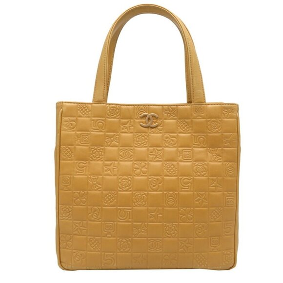 CHANEL Beige Leather Tote Bag - Picture 1 of 10